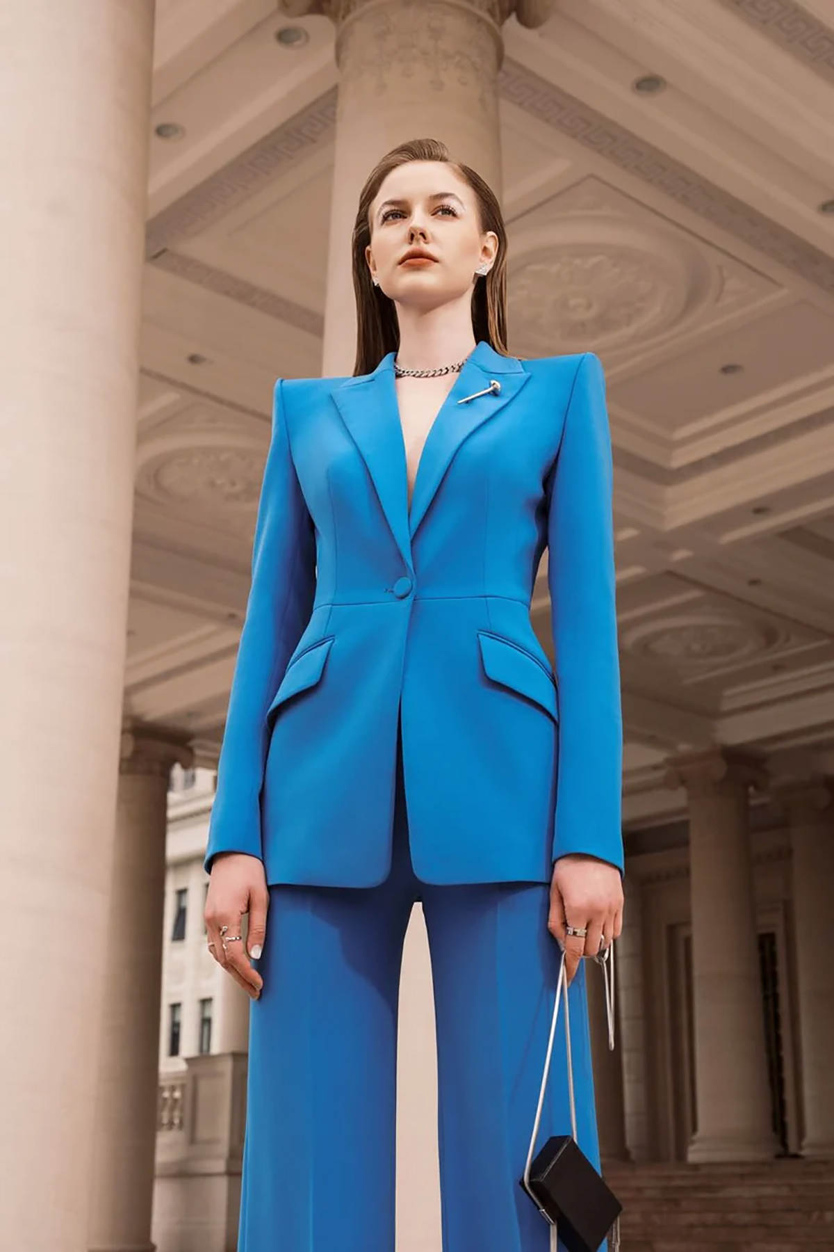 Sexy Open Back Women Blazer Su - Women Formal Wear For Graduation avaliação e preço