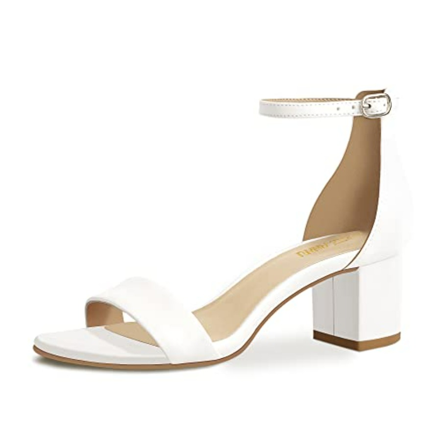 PIZZ ANNU Women's Low Block Ch - Pump Heel Block avaliação e preço