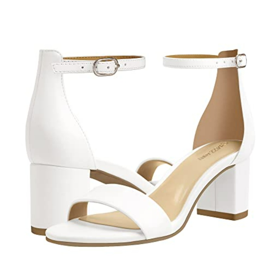 PIZZ ANNU Women's Low Block Ch - Pump Heel Block avaliação e preço