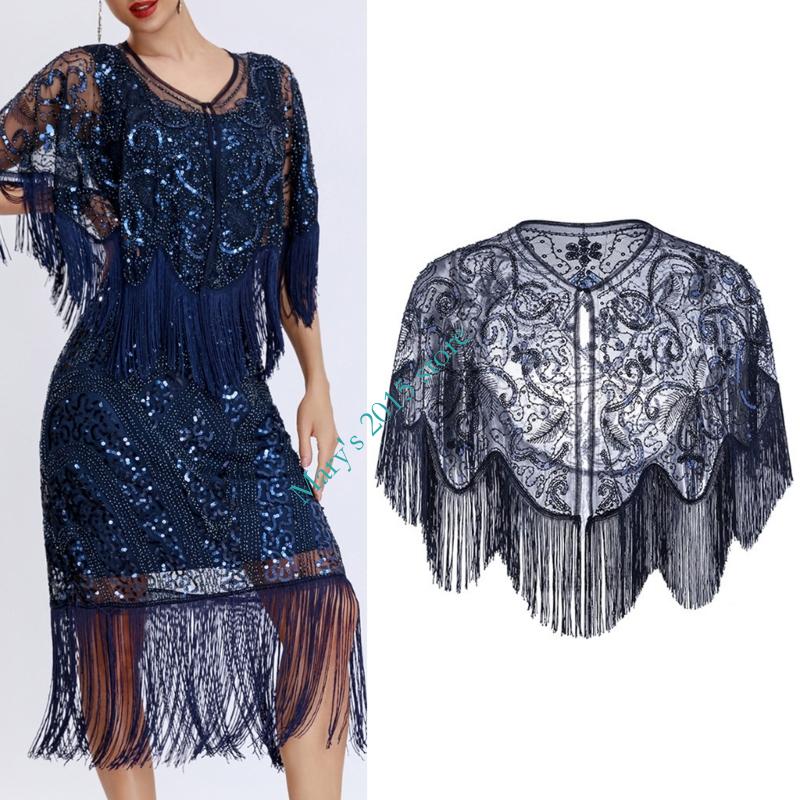 Women Stylish Fringe Sequined  - Women'S Formal Wear In The 1920S avaliação e preço