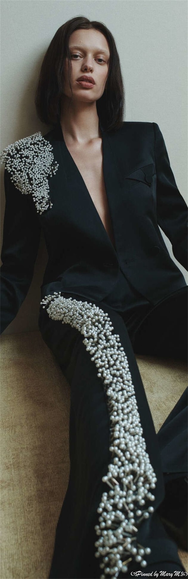 Black Women Office Suits Set P - Women Formal Wear Designers avaliação e preço
