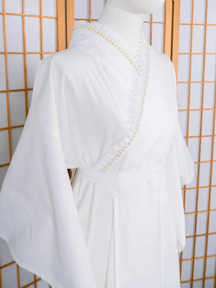 Lace-Trimmed Kimono Undergarme - Japanese Women Formal Wear avaliação e preço
