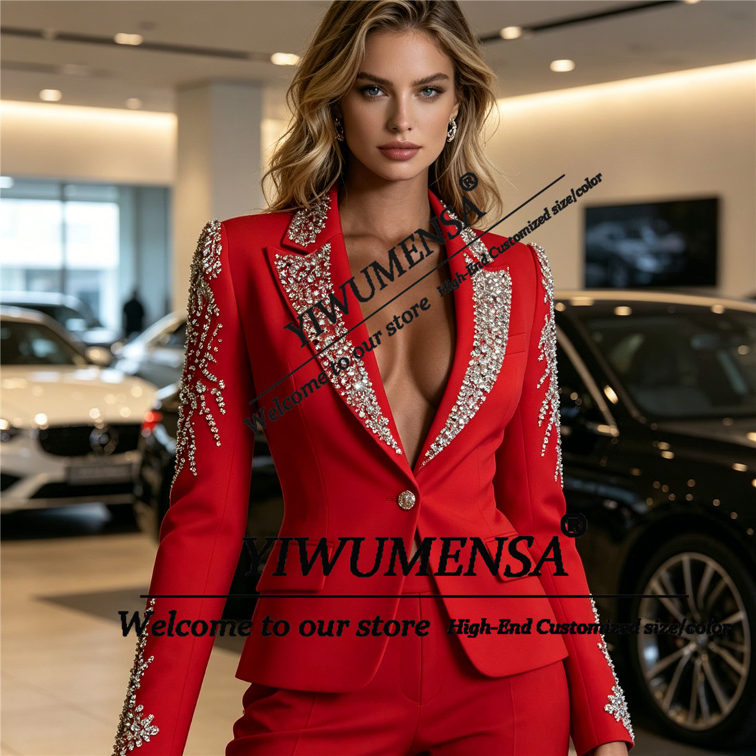 Luxury Women Suits 2 Pieces Se - Formal Wear Women Us avaliação e preço