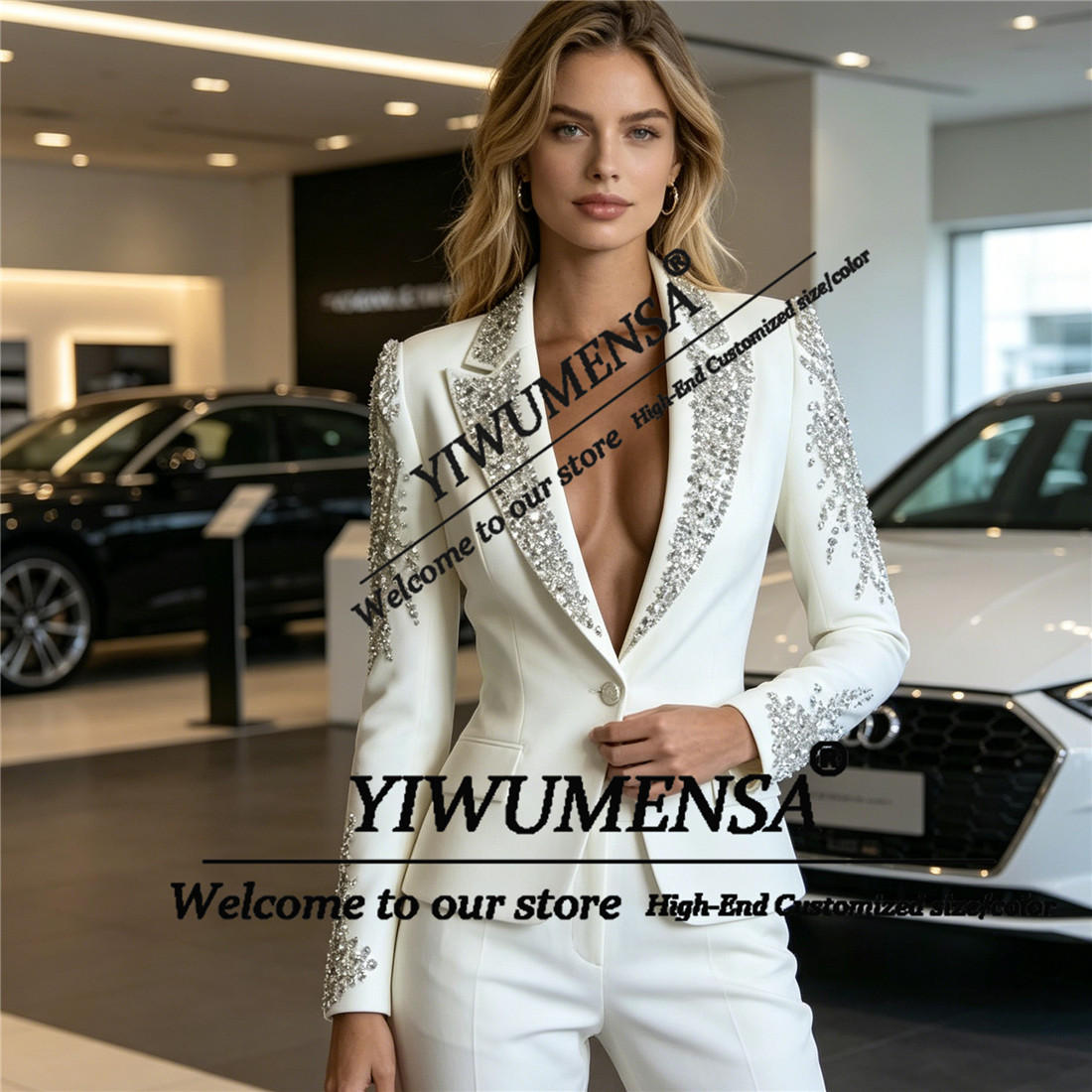 Luxury Women Suits 2 Pieces Se - Formal Wear Women Us avaliação e preço