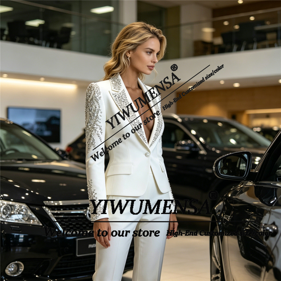 Luxury Women Suits 2 Pieces Se - Formal Wear Women Us avaliação e preço