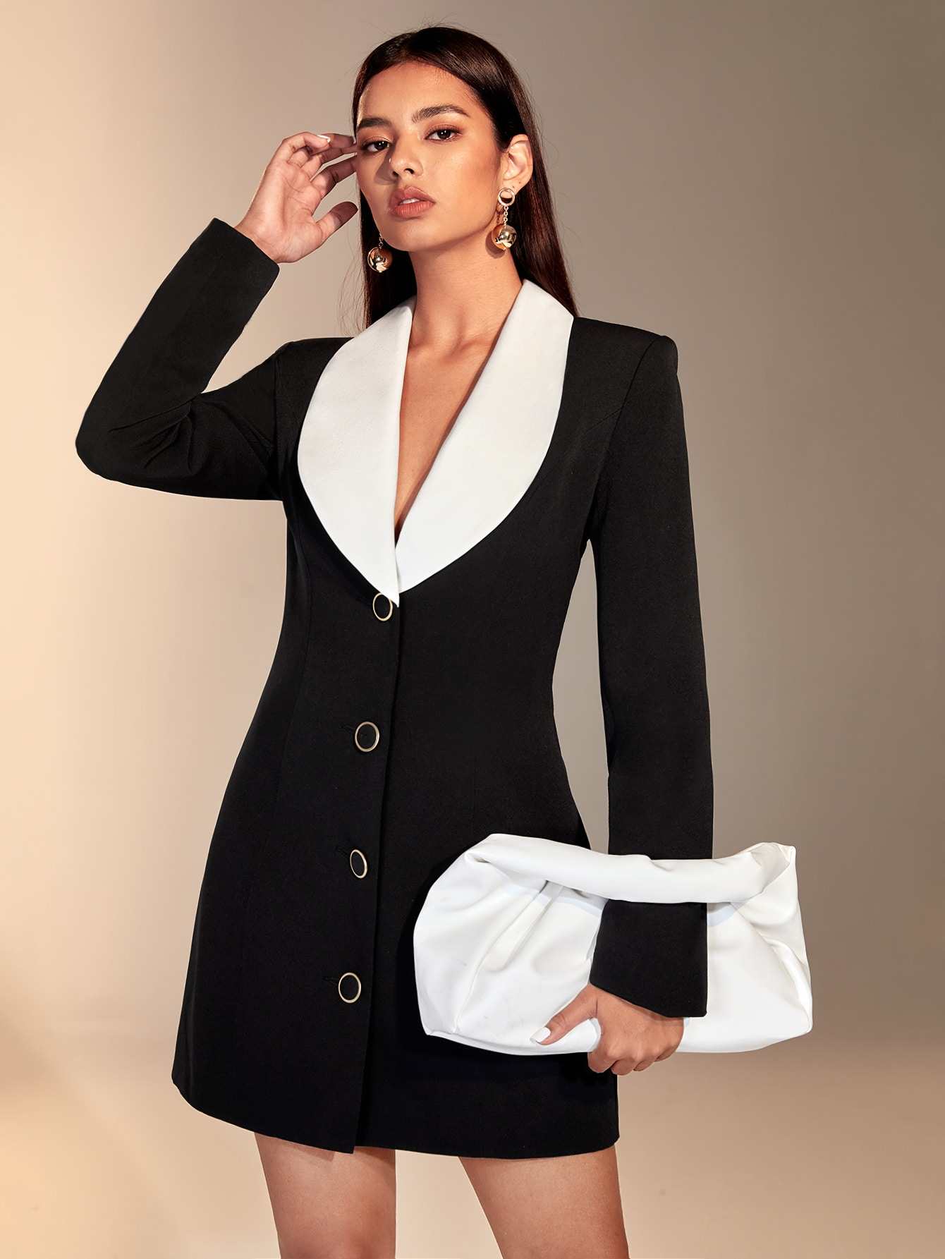 Color Matching Women Blazer Dr - Women Formal Wear For Graduation avaliação e preço