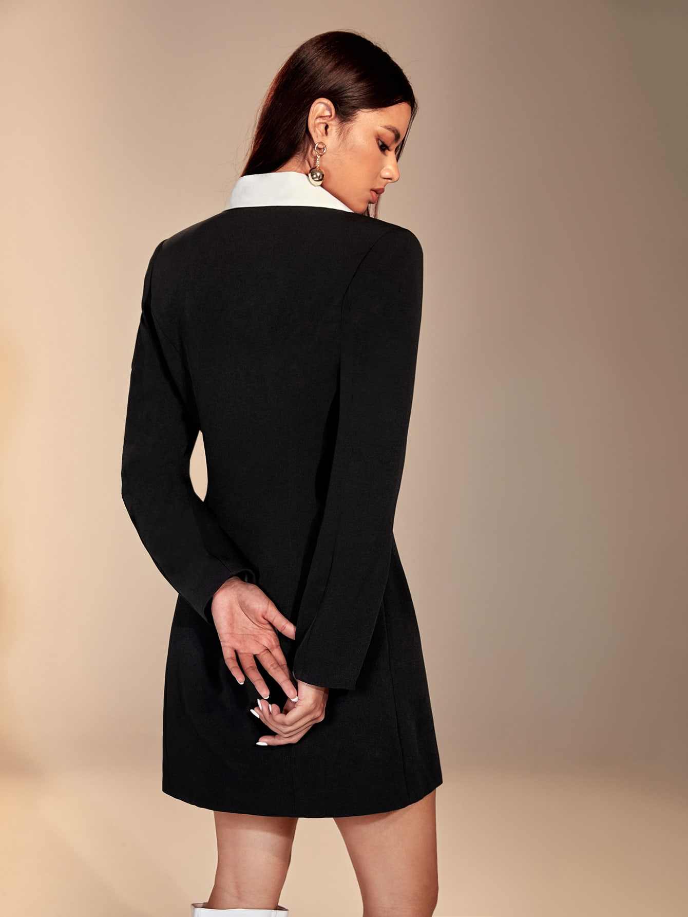 Color Matching Women Blazer Dr - Women Formal Wear For Graduation avaliação e preço