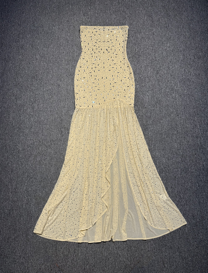 Yellow Crystal Women Prom Dres - Yellow Formal Wear Women avaliação e preço