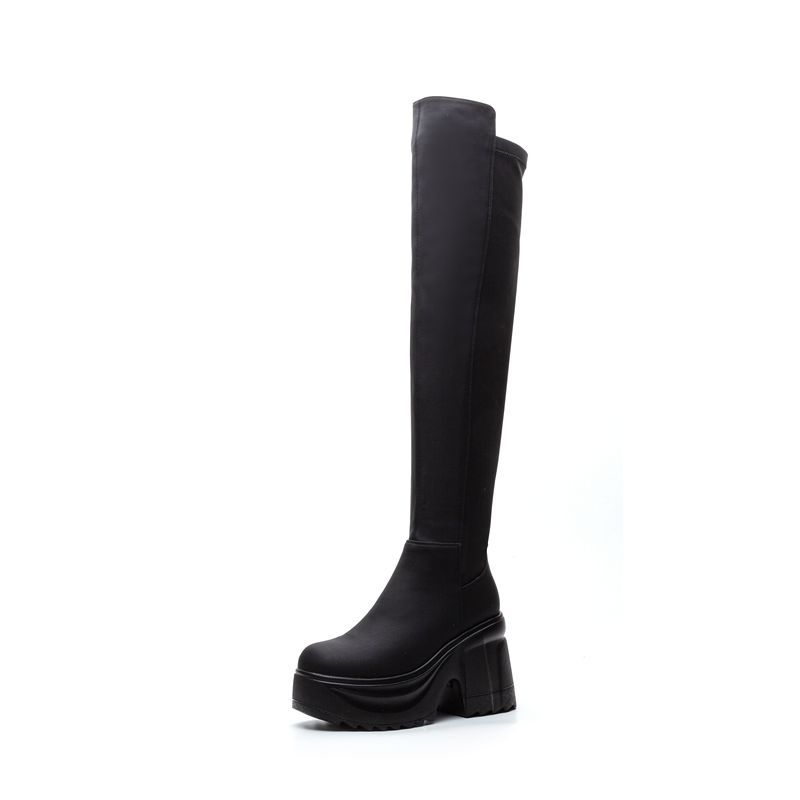 Womens Knee High Thick Sole Wi - Formal Wear Women Us avaliação e preço