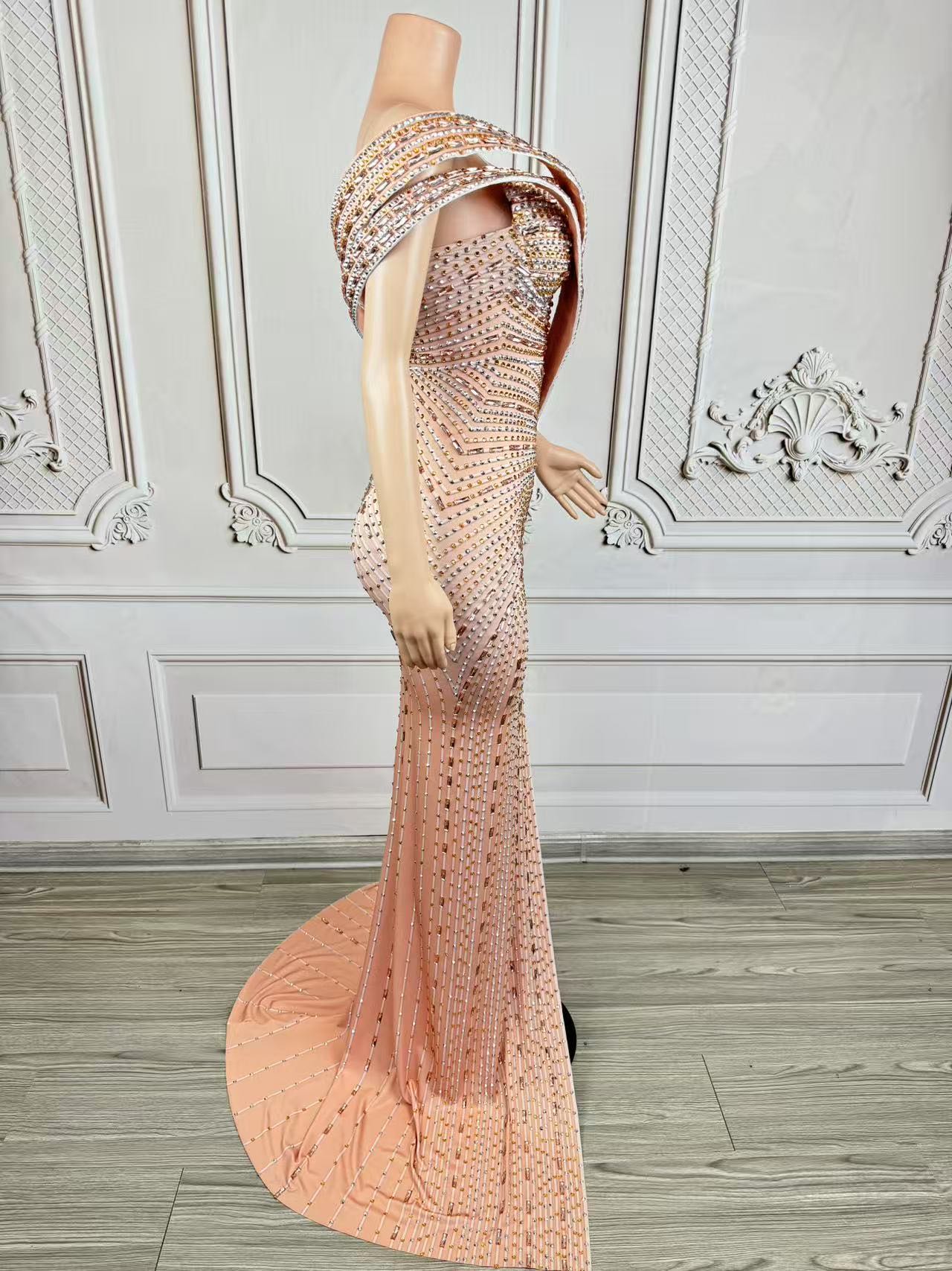 Xiangbin Sparkly Crystals Form - Women Formal Wear For Graduation avaliação e preço