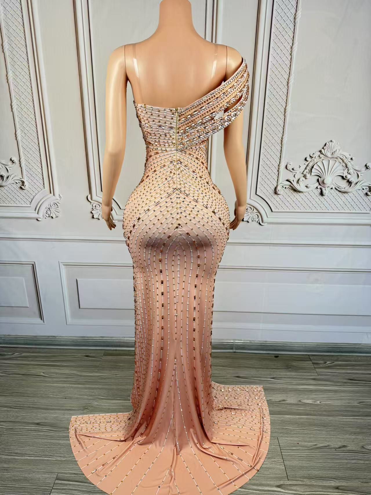 Xiangbin Sparkly Crystals Form - Women Formal Wear For Graduation avaliação e preço