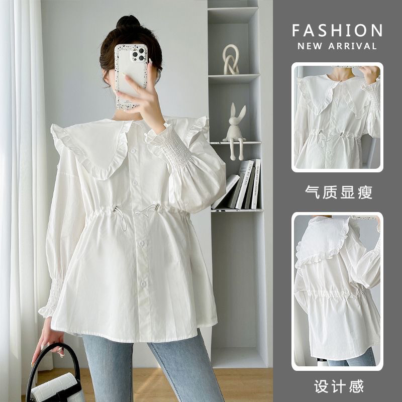 Long Sleeve Shirts Womens Cott - Women Formal Wear Korean avaliação e preço