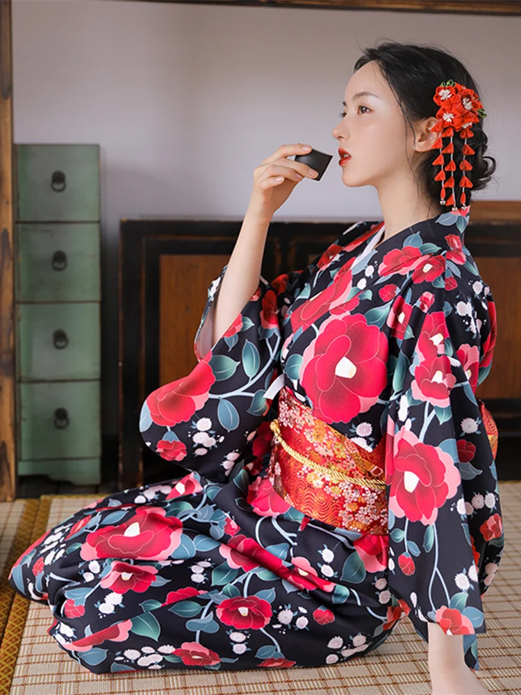 Vintage Style Women's Floral P - Japanese Women Formal Wear avaliação e preço