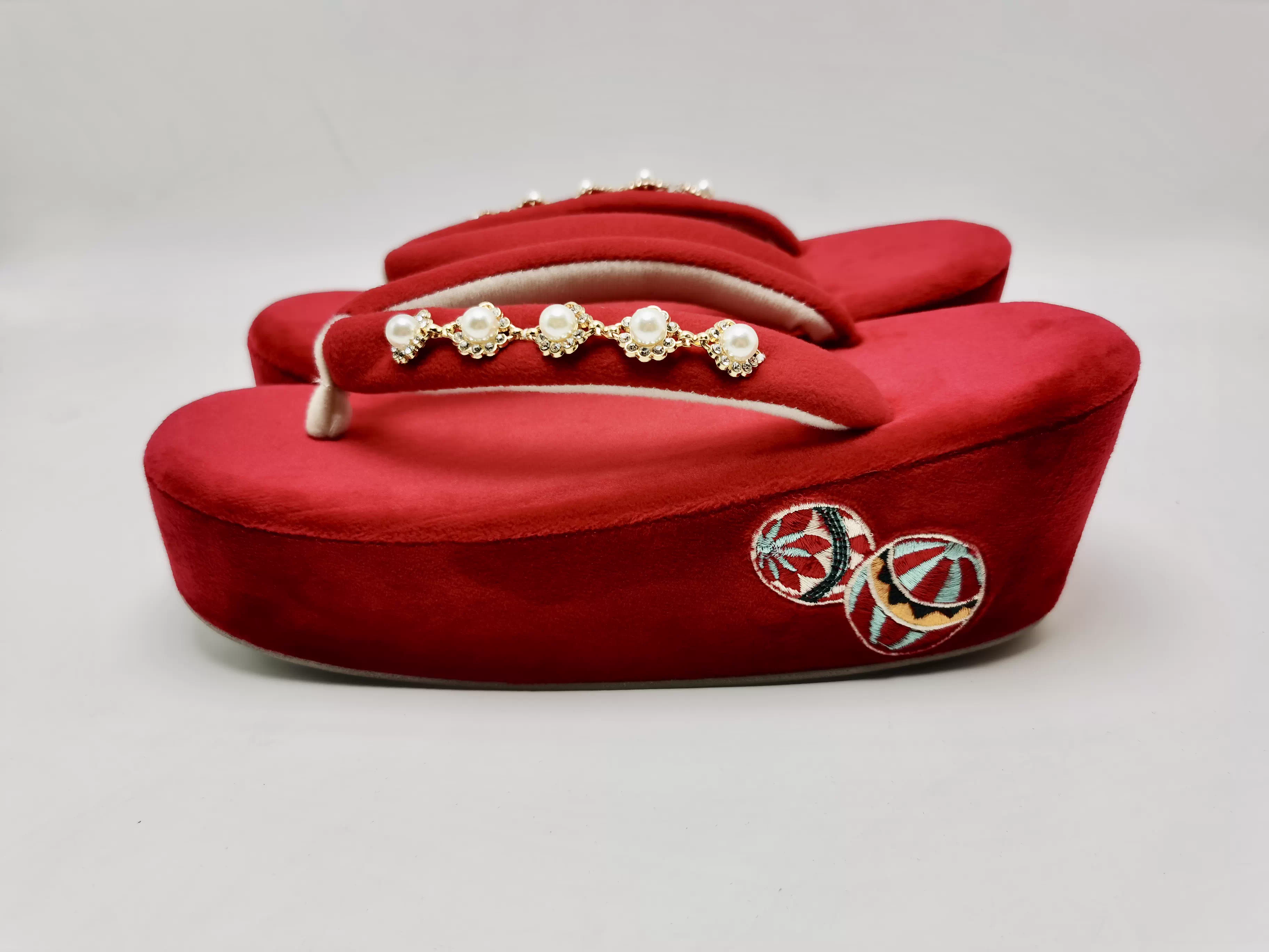 Japanese Cork-Soled Sandals (Z - Japanese Women Formal Wear avaliação e preço