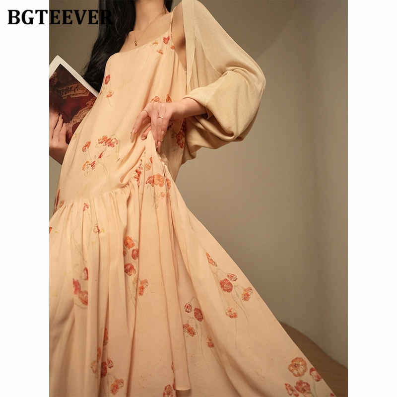 BGTEEVER Vintage Loose Female  - Shift Dress Sleeveless avaliação e preço