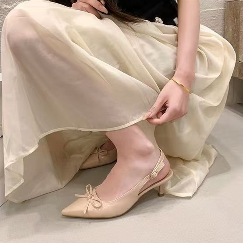 Women Patent Leather Bow Point - Women Formal Wear Shoes avaliação e preço