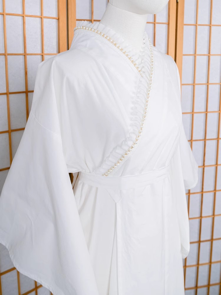 Lace-Trimmed Kimono Undergarme - Japanese Women Formal Wear avaliação e preço