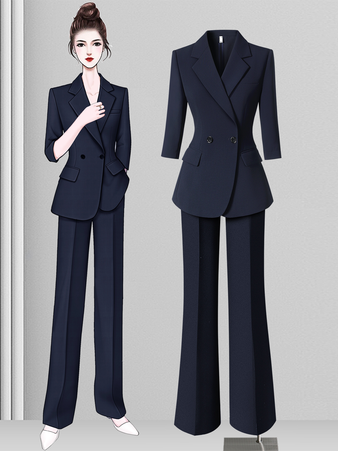 Professional Thin Seven-Quarte - Women'S Formal Wear Stores avaliação e preço