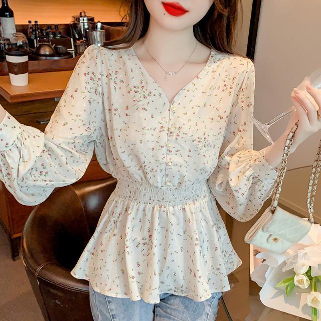 Long Sleeve Shirts Womens Plai - Women Formal Wear Korean avaliação e preço