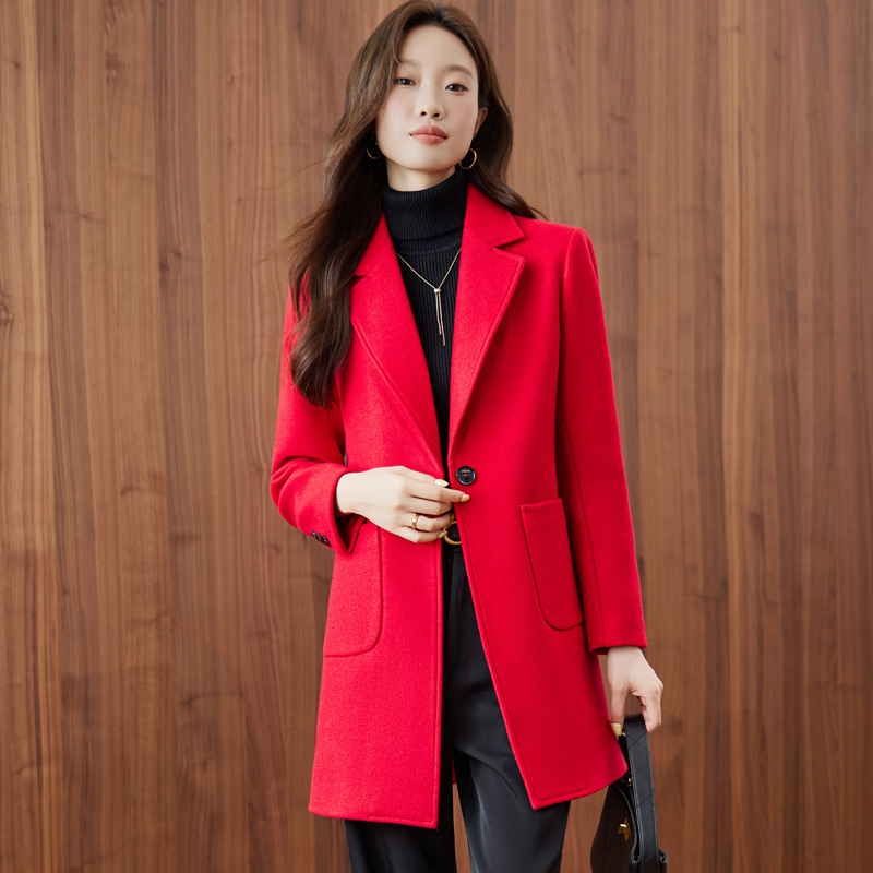 2025New Women's Coat Korean St - Women Formal Wear Korean avaliação e preço