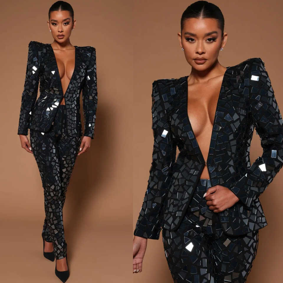 Designer Big Diamonds Women Pa - Women Formal Wear Designers avaliação e preço