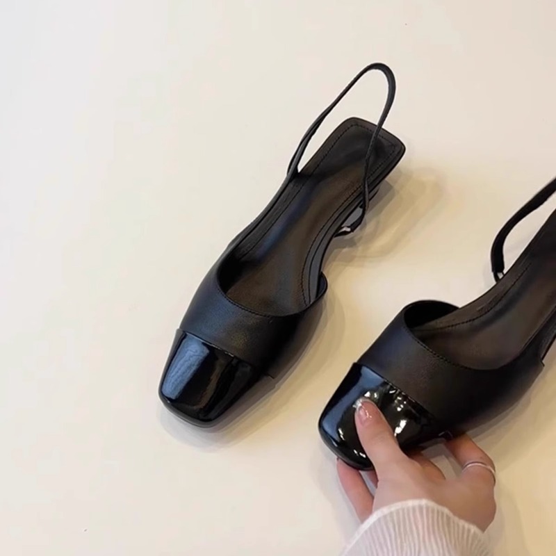 Women's Real Cowhide Sandals 2 - Pump Heel Block avaliação e preço