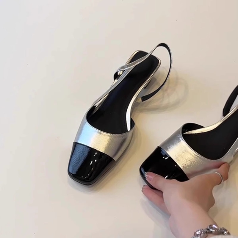 Women's Real Cowhide Sandals 2 - Pump Heel Block avaliação e preço