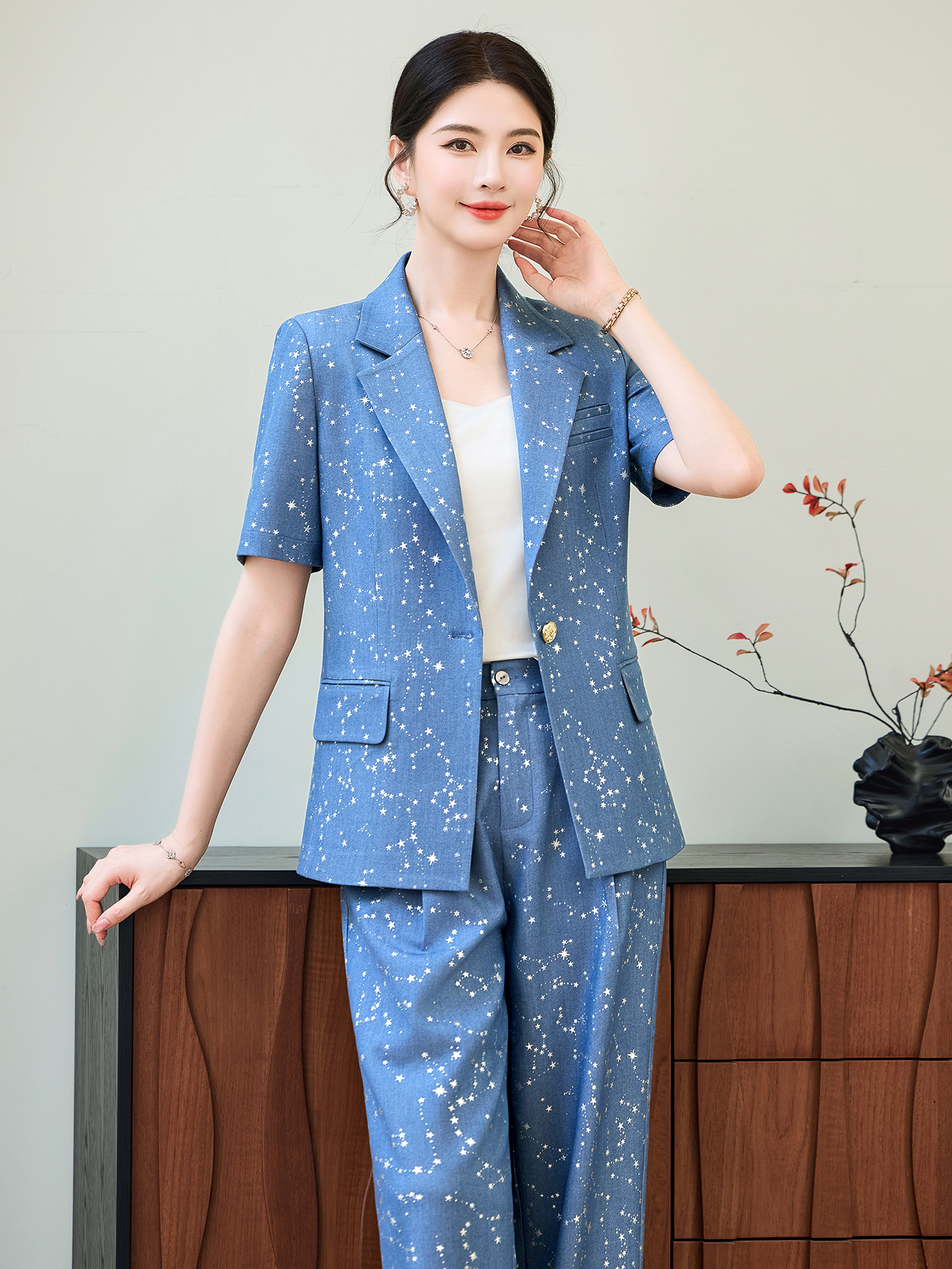 Fashion Blue Yellow Short Slee - Yellow Formal Wear Women avaliação e preço