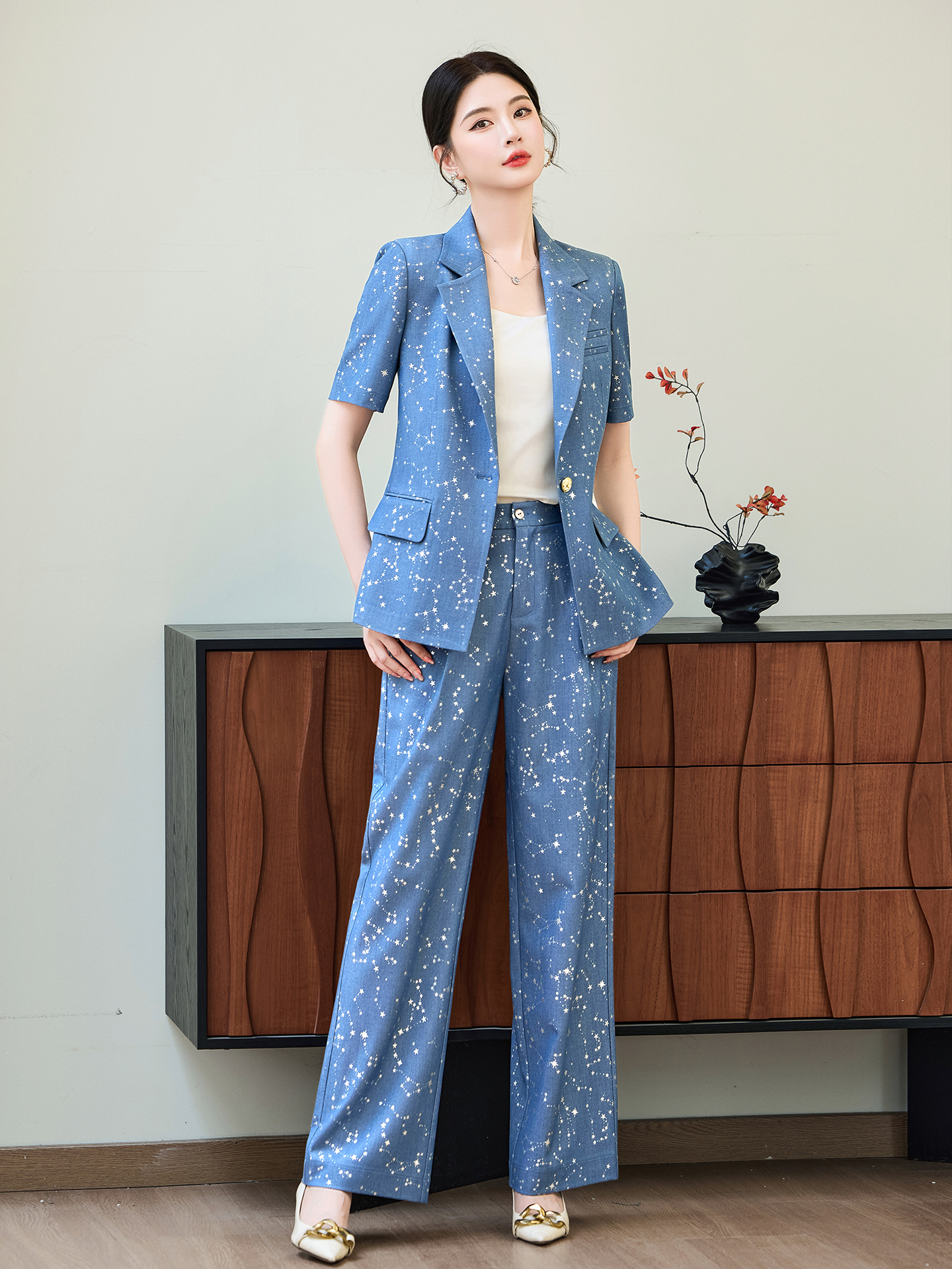 Fashion Blue Yellow Short Slee - Yellow Formal Wear Women avaliação e preço