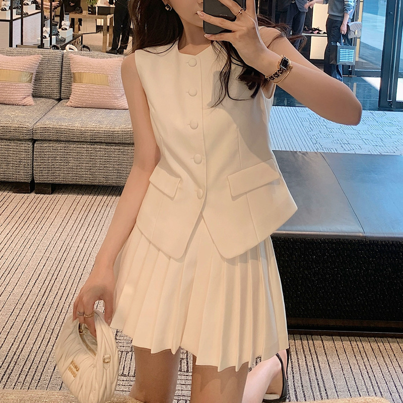 Matching Sets Solid Women Dres - Shift Dress Sleeveless avaliação e preço