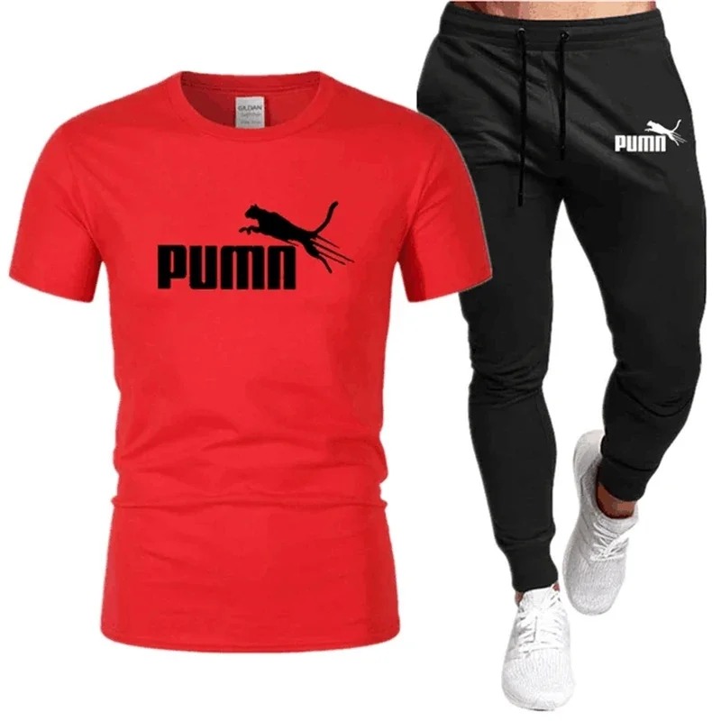 Men's Short Sleeve Running T-s - Monochrome Suit Set avaliação e preço