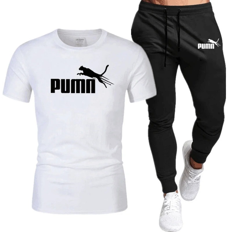 Men's Short Sleeve Running T-s - Monochrome Suit Set avaliação e preço