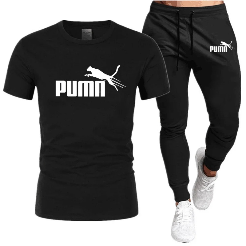 Men's Short Sleeve Running T-s - Monochrome Suit Set avaliação e preço