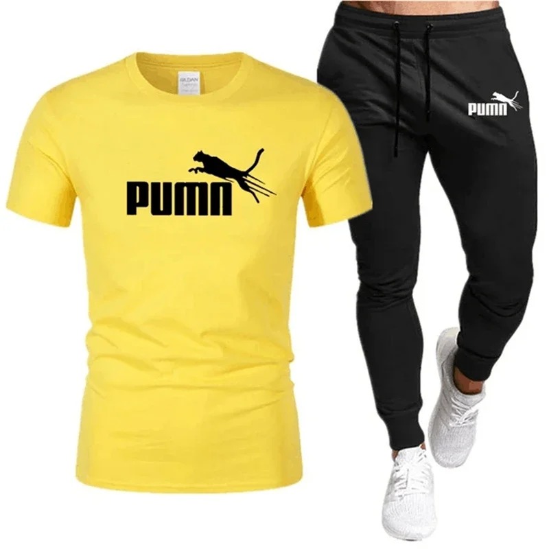 Men's Short Sleeve Running T-s - Monochrome Suit Set avaliação e preço