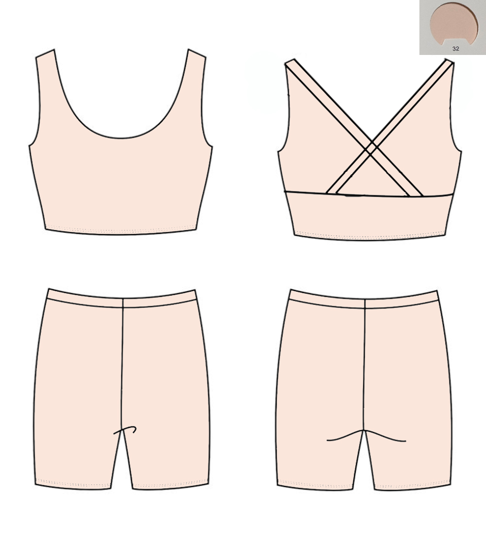 Monochrome Yoga Material Back  - Monochrome Suit Set avaliação e preço