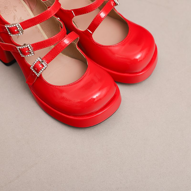 SIMLOVEYO Brand Women Pump Rou - Pump Heel Block avaliação e preço