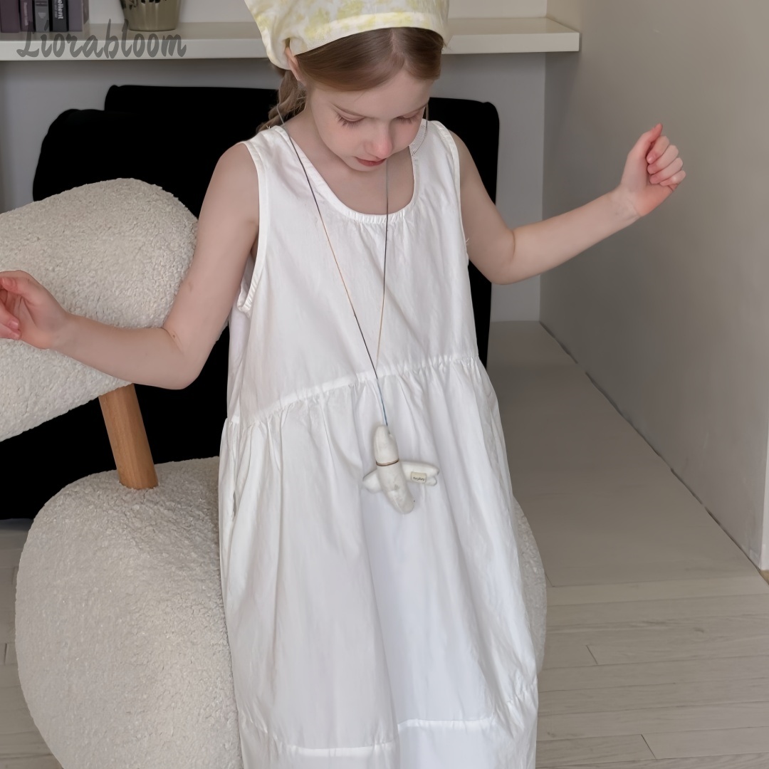Girls' White Dress Simple Maxi - Formal Wear Women Us avaliação e preço