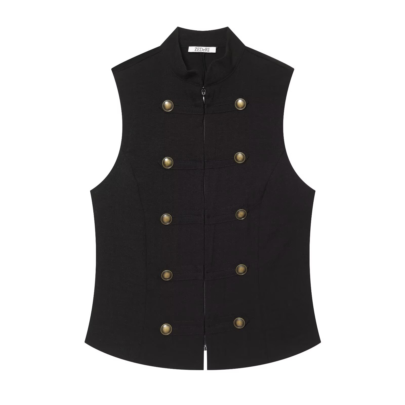 Women's Slim Fit Sleeveless Bu - Women Formal Wear Designers avaliação e preço