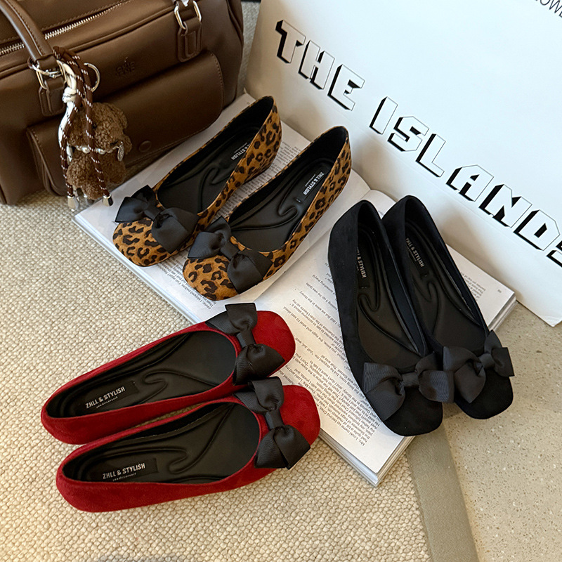 Multi-Color Suede Ballet Flats - Women Formal Wear Shoes avaliação e preço