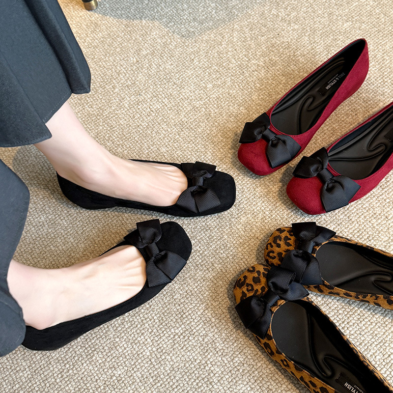 Multi-Color Suede Ballet Flats - Women Formal Wear Shoes avaliação e preço