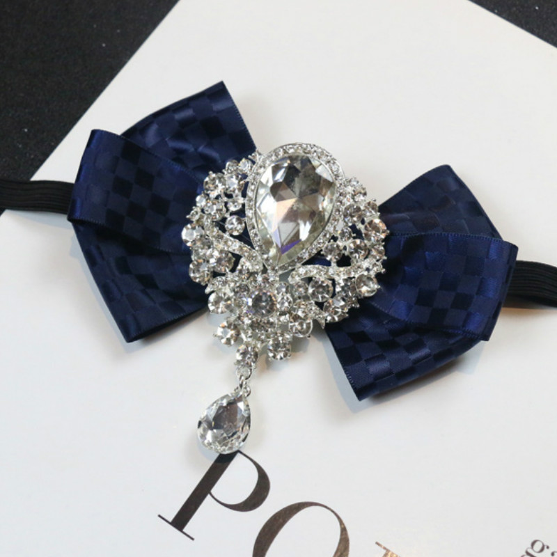 Men's Wedding Rhinestone Bow T - Women Formal Wear Korean avaliação e preço