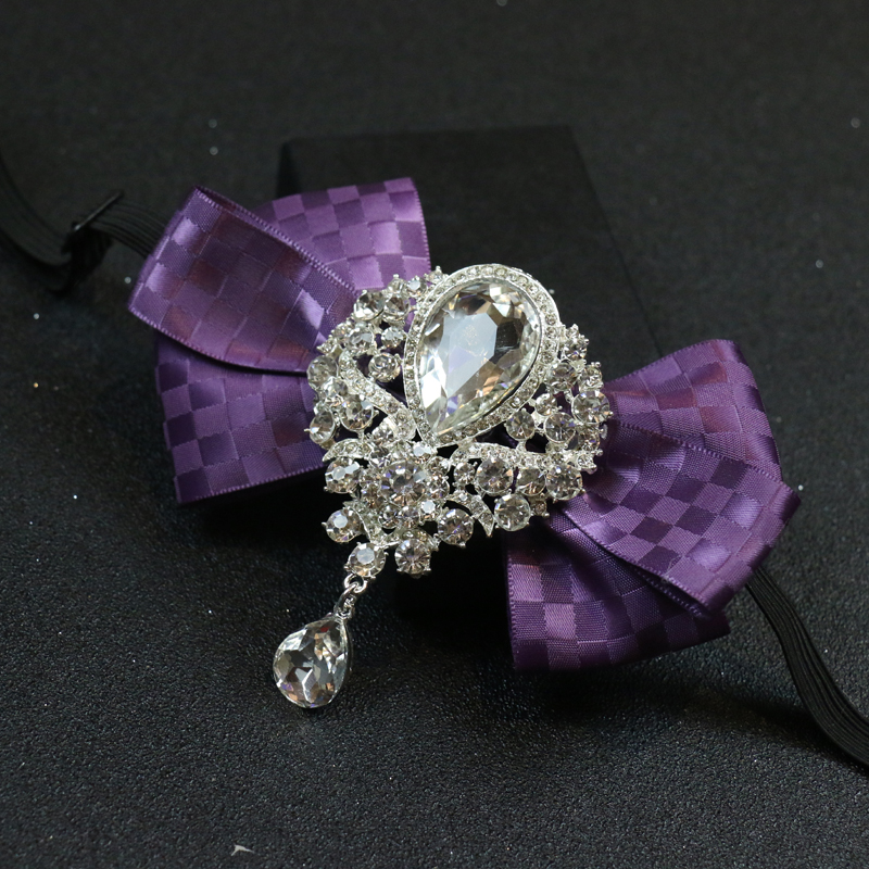 Men's Wedding Rhinestone Bow T - Women Formal Wear Korean avaliação e preço