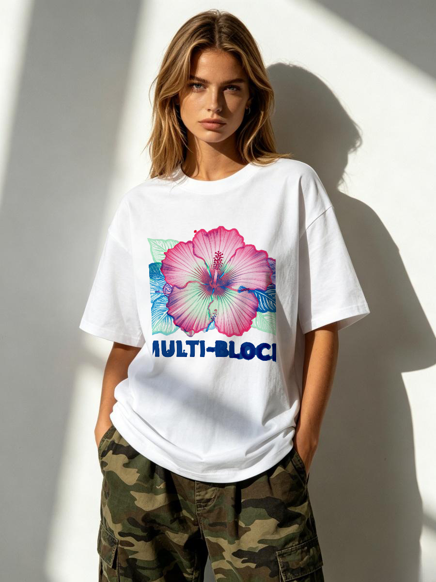 T Shirts Woman Block Print Han - Women Formal Wear Ethnic avaliação e preço