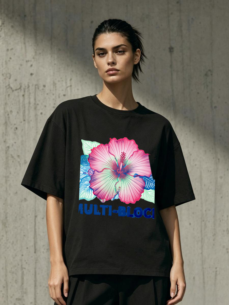 T Shirts Woman Block Print Han - Women Formal Wear Ethnic avaliação e preço
