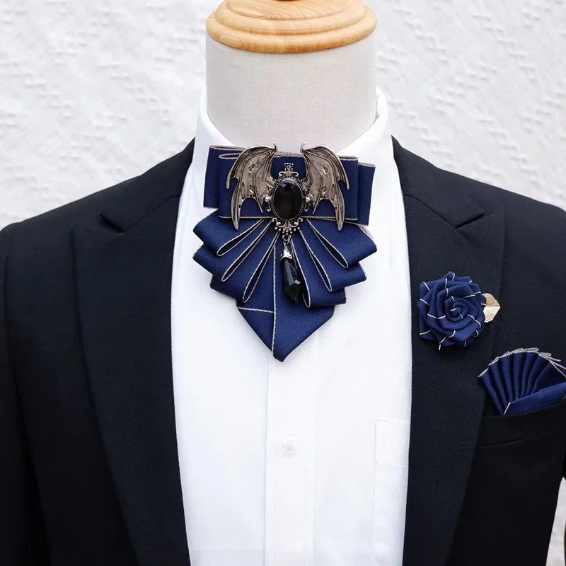 Men's Bow Tie Brooch Set Briti - Women Formal Wear Korean avaliação e preço