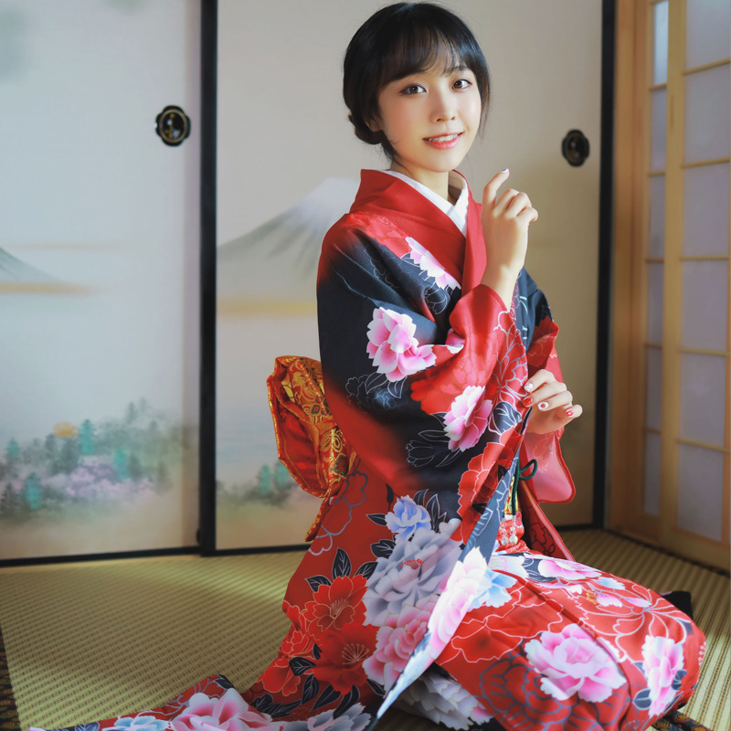 Women's Japanese Kimono Formal - Japanese Women Formal Wear avaliação e preço