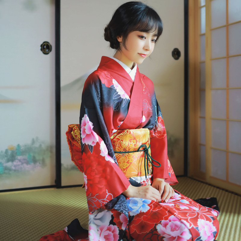 Women's Japanese Kimono Formal - Japanese Women Formal Wear avaliação e preço