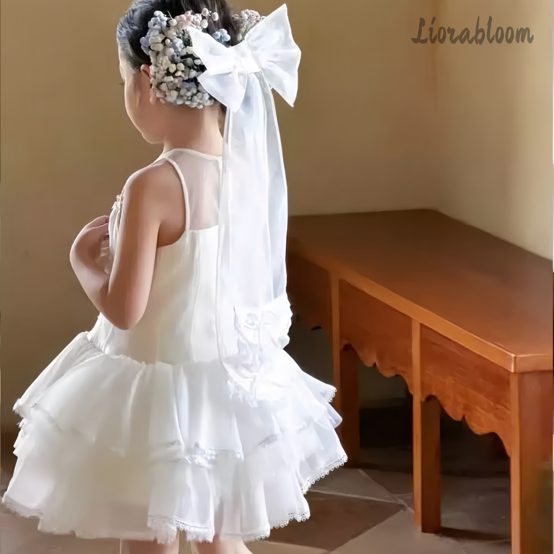 Girls' White Embroidered Forma - Formal Wear Women Us avaliação e preço