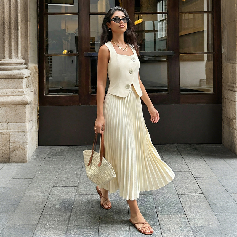 Two Pieces Women Dress Sets So - Shift Dress Sleeveless avaliação e preço