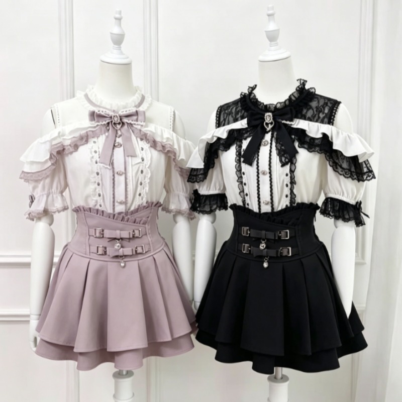 Kawaii Japanese Lolita Blouse  - Japanese Women Formal Wear avaliação e preço